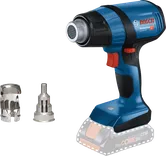 附噴嘴的BoschGHG 18V-50 無線熱風槍。