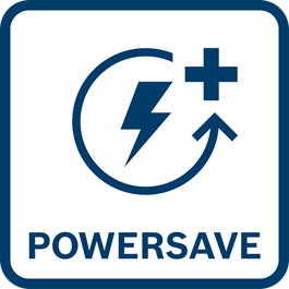  開啟PowerSAVE模式後，只要螺絲接觸到牆壁，馬達就會自動啟動。