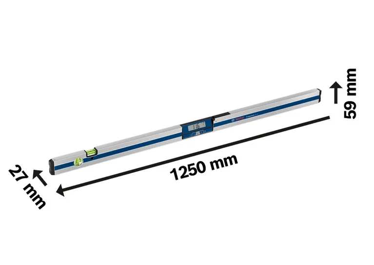 附 LCD 顯示器的BoschGIM 120 數位傾角儀。.