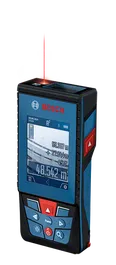 Bosch 100-25 C 雷射測距儀，顯示數字距離。