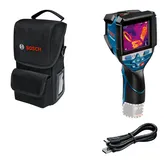 Bosch 600 C 熱像儀配有外殼和 USB 線。