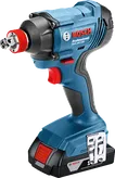 附電池的BoschGDX 180-LI 無線衝擊起子機。