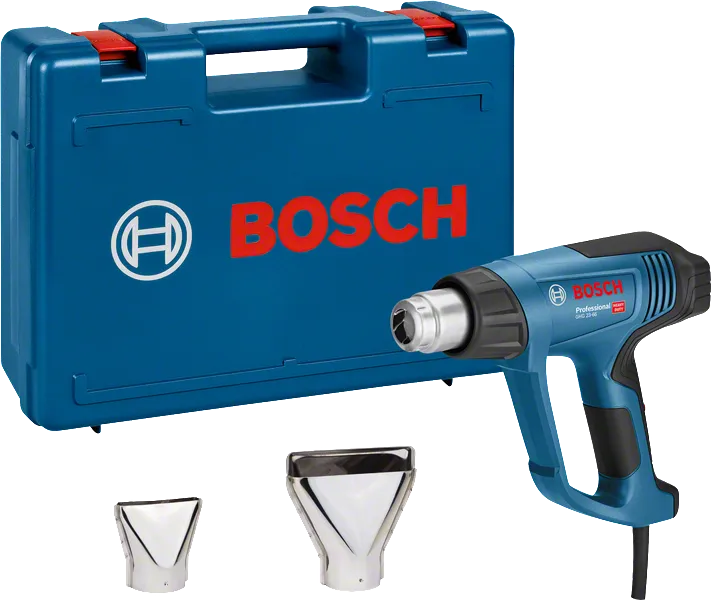 Bosch 23-66 熱風槍，附外殼和兩個噴嘴。.
