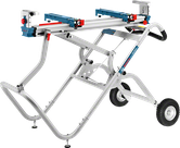 Bosch 2500 W 斜切鋸架，附輪子。.