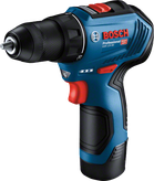 附金屬卡盤的BoschGSR 12V-30 無線電鑽。