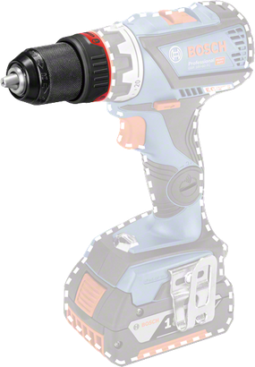 適用於鑽頭的Bosch GFA 18-M FlexiClick 轉接器。