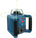 Bosch 300 HVG 旋轉雷射調平工具，精度高。.