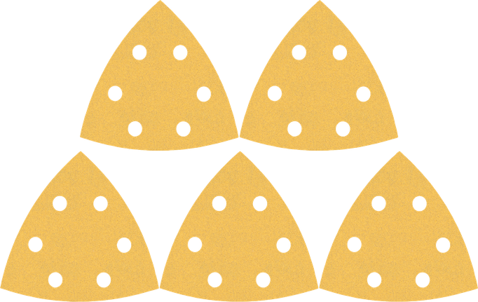 Bosch多功能砂紙套裝，10 孔設計。.