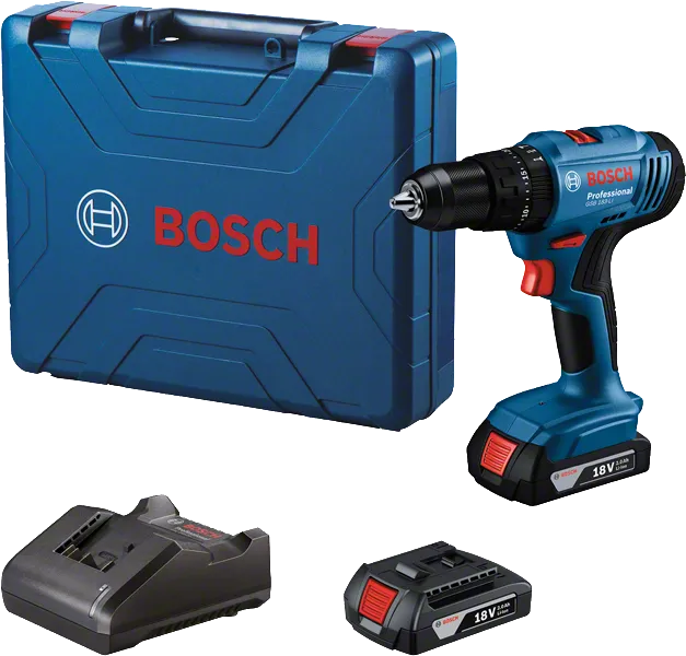 Bosch 18V-45 無線電鑽套裝（附盒子與充電器）.