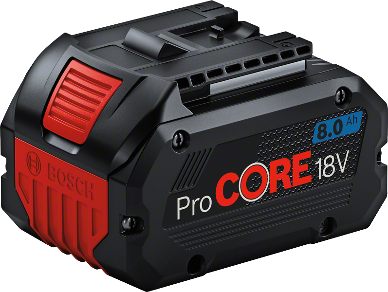 Bosch ProCORE18V 8.0Ah 可充電電池組。.