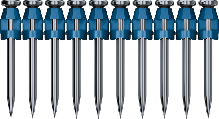 用於緊固的Bosch NB-38 釘子長度為 38 毫米。.
