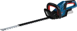 Bosch 18V-60 無線樹籬修剪機，用於修剪灌木。.