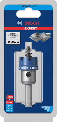 EXPERT Sheet Metal 圓穴鋸 29 公釐 EXPERT Sheet Metal 圓穴鋸 29 公釐