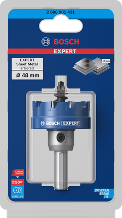EXPERT Sheet Metal 圓穴鋸 48 公釐 EXPERT Sheet Metal 圓穴鋸 48 公釐