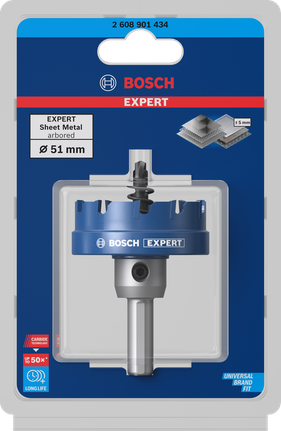 EXPERT Sheet Metal 圓穴鋸 51 公釐 EXPERT Sheet Metal 圓穴鋸 51 公釐