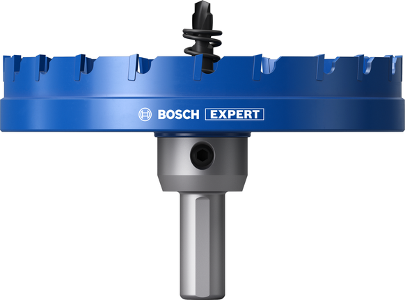 超耐久鎢鋼不鏽鋼開孔器專業款圓穴鋸 110 mm Bosch金屬板孔鋸 110 毫米,用於金屬切割。