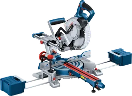 Bosch 18V-216 D 無線斜切鋸，附延長桿。