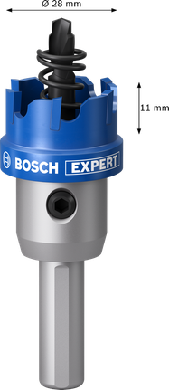 EXPERT Sheet Metal 圓穴鋸 28 公釐 EXPERT Sheet Metal 圓穴鋸 28 公釐
