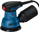 Bosch 125 隨機軌道砂光機，附集塵器。.