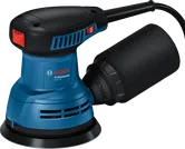 Bosch 125 隨機軌道砂光機，附集塵器。.