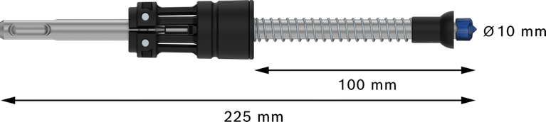 EXPERT SDS Clean plus-8X 四溝鎚鑽鑽頭 10 x 100 x 225 Bosch EXPERT SDS Clean plus-8X 鎚鑽頭 10x225mm。.