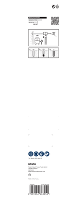 EXPERT SDS Clean plus-8X 四溝鎚鑽鑽頭套裝 16 x 400 x 550 BoschEXPERT SDS Clean plus-8X 鎚鑽頭套裝 16 x 400 x 550.