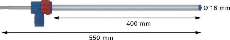 EXPERT SDS Clean plus-8X 四溝鎚鑽鑽頭套裝 16 x 400 x 550 Bosch EXPERT SDS Clean plus-8X 鎚鑽頭 16x400x550。.
