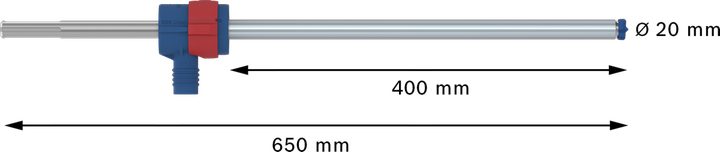 BoschEXPERT SDS Clean max-8X 鎚鑽頭 20x400x650 毫米.