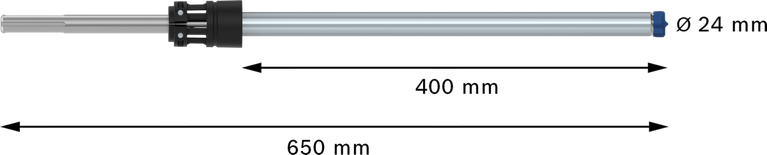 EXPERT SDS Clean max-8X 五溝鎚鑽鑽頭 24 x 400 x 650 Bosch EXPERT SDS Clean max-8X 鎚鑽頭 24x650 毫米。.