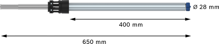 EXPERT SDS Clean max-8X 五溝鎚鑽鑽頭 28 x 400 x 650 Bosch EXPERT SDS Clean max-8X 鎚鑽頭 28x400x650。.