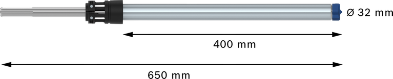 EXPERT SDS Clean max-8X 五溝鎚鑽鑽頭 32 x 400 x 650 Bosch EXPERT SDS Clean max-8X 鎚鑽頭 32 毫米。.