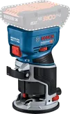 Bosch 18V-8 無線掌上路由器，配備無刷馬達。