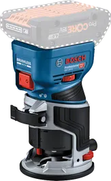 Bosch 18V-8 無線掌上路由器，配備無刷馬達。.