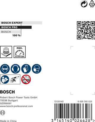 PRO Metal 重載作業款 Bosch PRO 金屬重型杯刷 75 x 0.5 毫米,螺紋。.