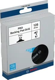 Bosch背襯墊 125 公釐 8 公釐。.