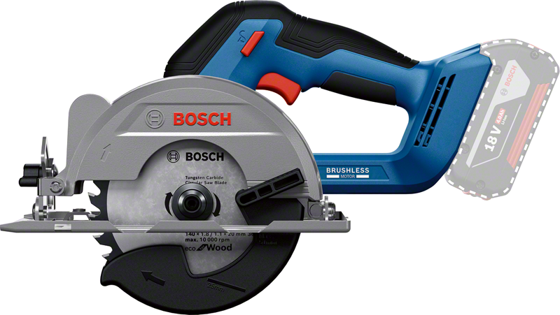 Bosch -51 無線圓鋸，用於木材切割。.