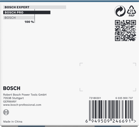 Bosch PRO 衝擊套筒組 1/2 英吋超深 3 件。.