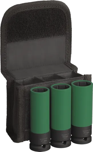 Bosch PRO 衝擊套筒組 1/2" 超深 3 件。.