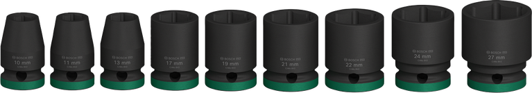 Bosch PRO 衝擊套筒組 1/2 英寸，9 件。.