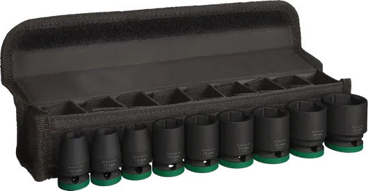 Bosch衝擊套筒組 1/2 英寸，盒裝 9 件。.