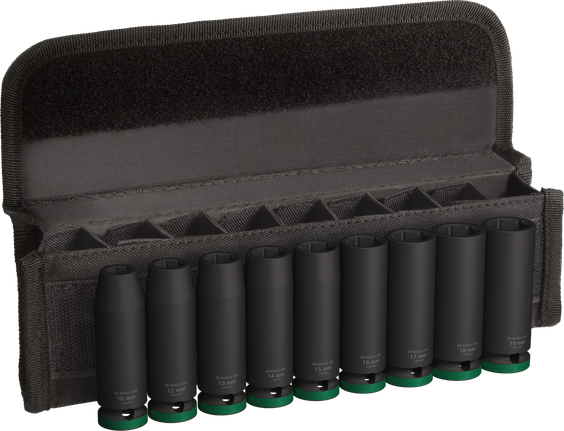 Bosch PRO 衝擊套筒組 1/2 英吋深 9 件。.