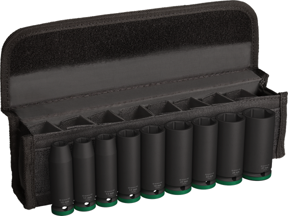 Bosch PRO 衝擊套筒組 1/2 英吋深 9 件。.