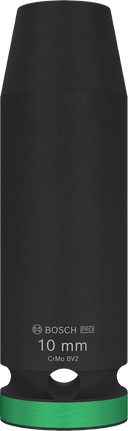Bosch PRO 衝擊套筒 1/2 英吋 10 毫米深。.