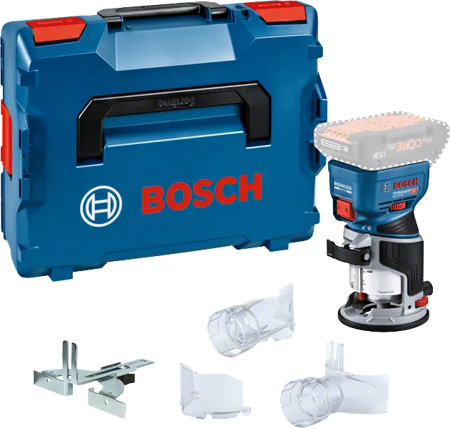 Bosch 18V-8 無線路由器，附外殼和配件。.