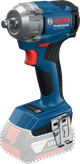 Bosch 18V-350 無線衝擊扳手，符合人體工學的握把。.