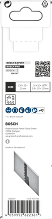 Bosch PRO S937BEF 中厚金屬刀片 150×25×1.1 mm。.