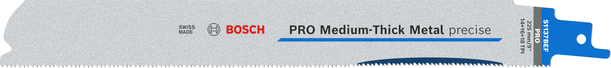 Bosch PRO 中厚金屬精密 S1137BEF 刀片。.