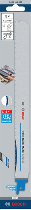 BoschS1237HBF PRO 厚金屬 300 毫米鋸片 5 件.