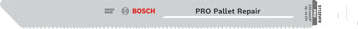 Bosch Pallet Repair S1132VFR 刀片，搭配可變齒。.