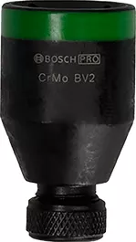 Bosch衝擊鑽頭適配器 1/2 英寸，帶綠色環。